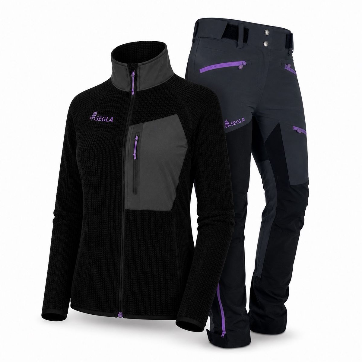 Fjordgård Pro-Hesten Black-Grey-Purple Dame