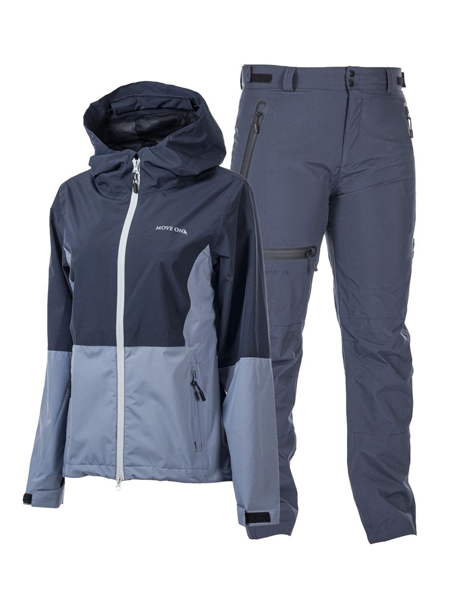 Move On Lyngseidet Glacier/Midnight jakke og bukse dame