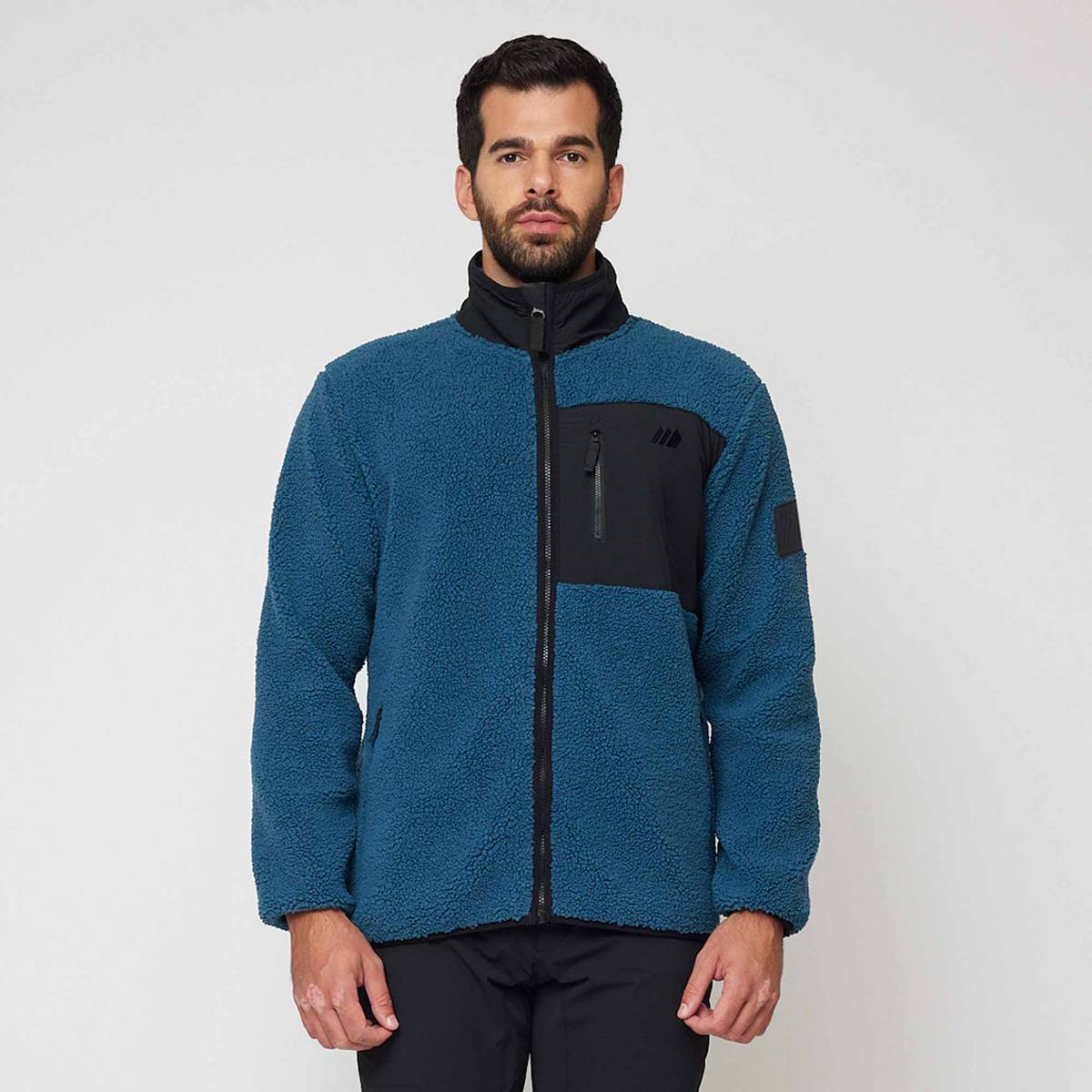 Skogstad Fedje Sherpa Fleecejakke Blue Teal