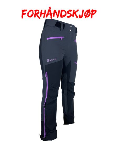 Hovedbilde Segla Fjordgård PRO Stretch Black-DGrey-Purple Turbukse Dame