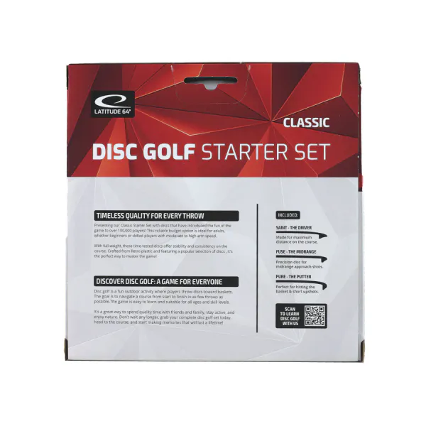 Hovedbilde LATITUDE 64° CLASSIC DISC GOLF STARTER SETT