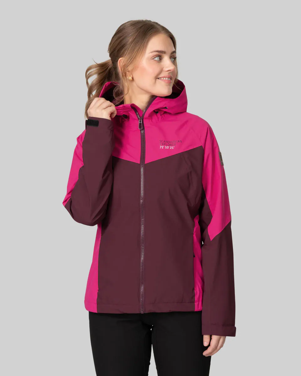 Scandinavian Explorer Skalljakke - Rosa/lilla Dame