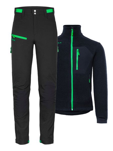 Bilde av Fjordgård-Kyle Black-green/Dark Navy-Green