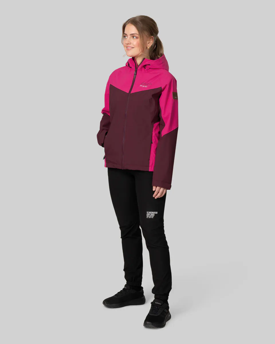 Scandinavian Explorer Skalljakke - Rosa/lilla Dame