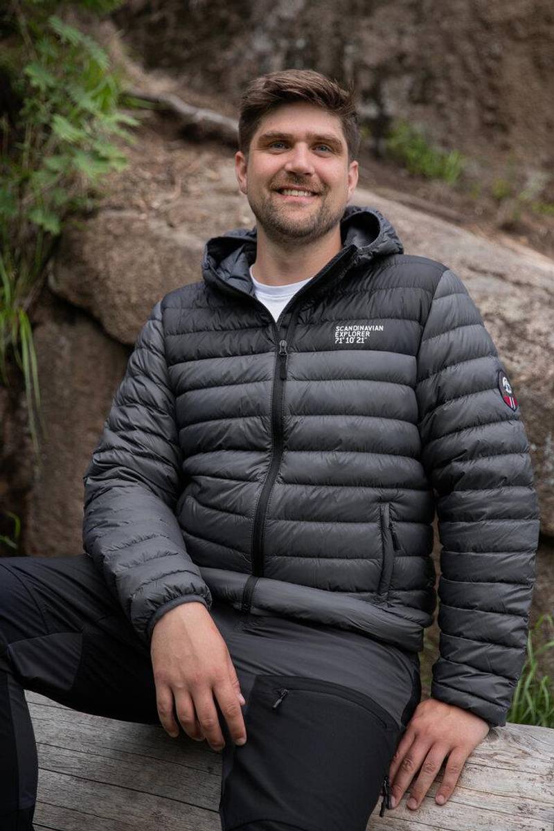 Scandinavian Explorer Dunjakke unisex svart/grå
