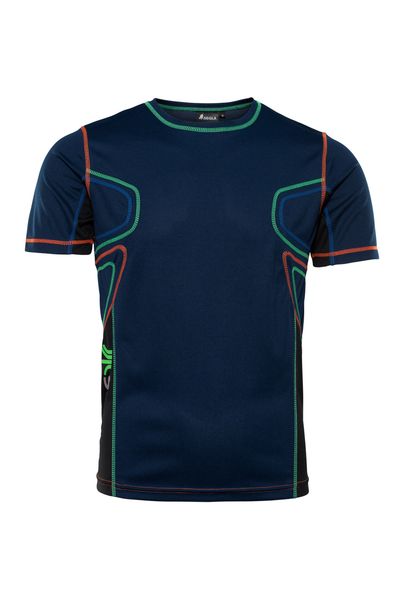 Bilde av Segla Teknisk T-skjorte Navy/Orange Herre