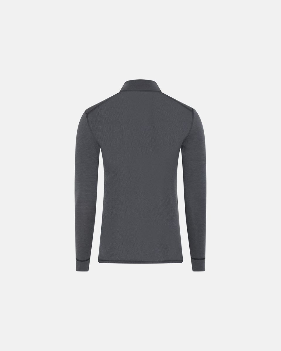DOVRE 100%ULL ZIP - GRÅ